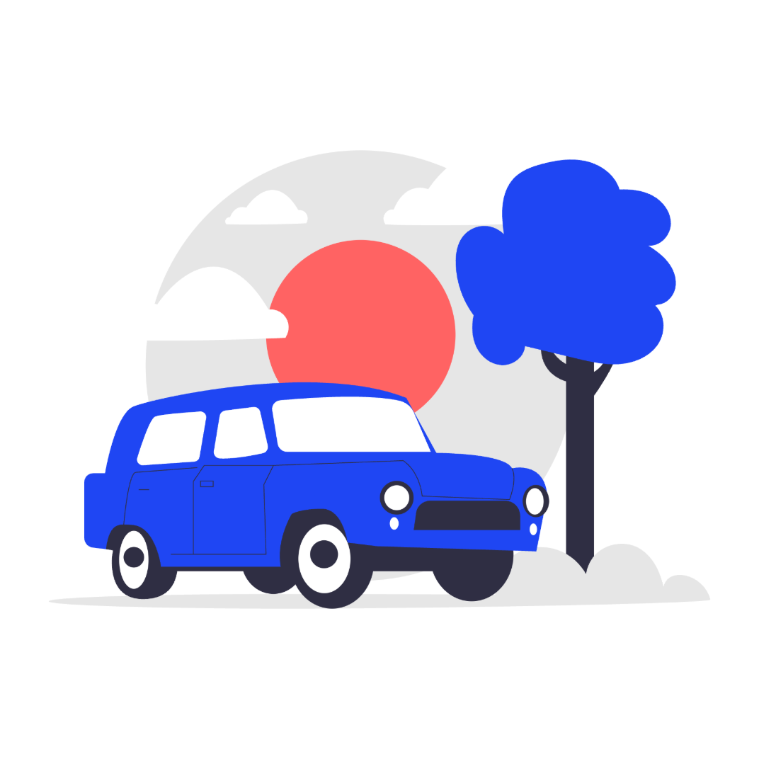 A vintage car representing its accumulated service history