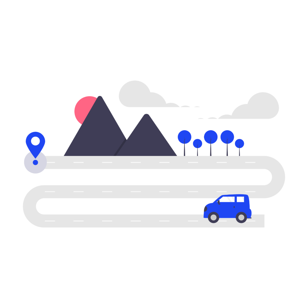 A mapped work journey with mileage evidence